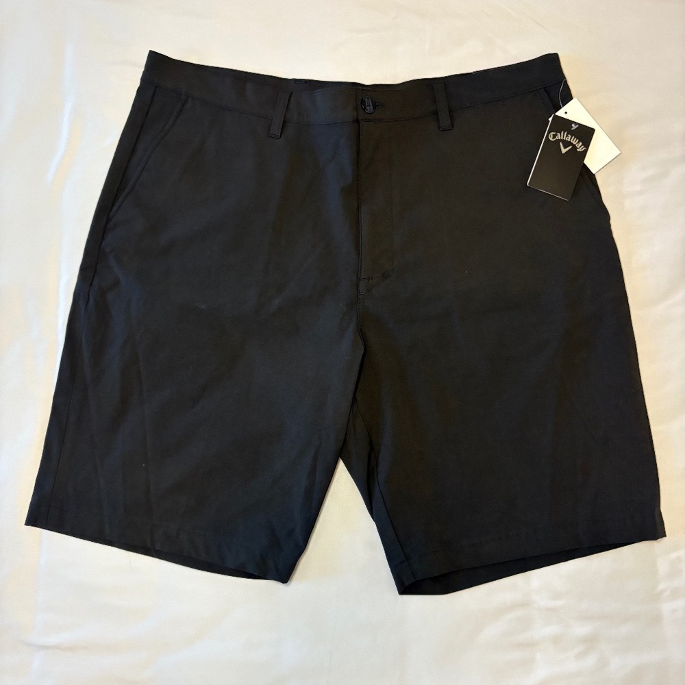 Callaway Golf Shorts NWT Black Heather Size 38W